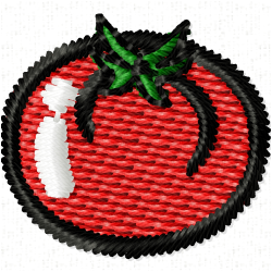 Tomato Embroidery Design 4 Tomato Embroidery Design 4
